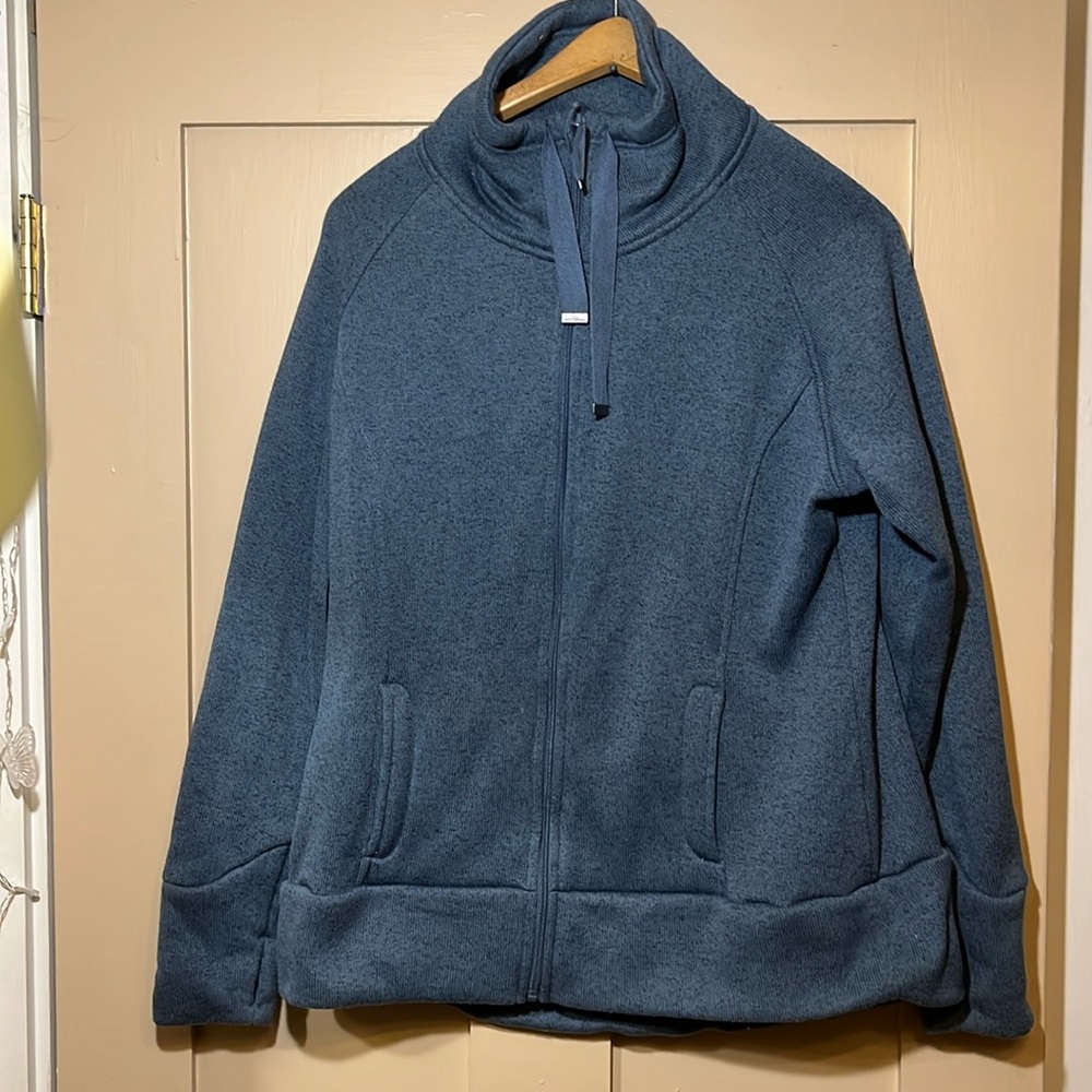Blue sweatshirt